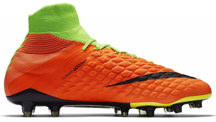 耐吉 Hypervenom Phantom 3 DF FG 硬場地足球鞋 綠橙色 Order 耐吉 Hypervenom Phantom 3 DF FG 硬場地足球鞋 綠橙色