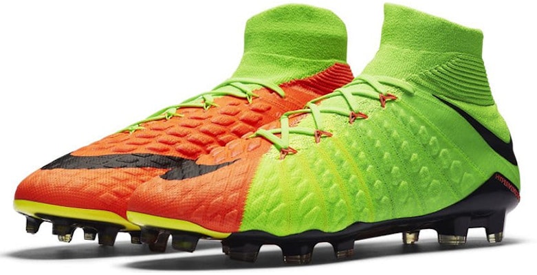 耐吉 Hypervenom Phantom 3 DF FG 硬場地足球鞋 綠橙色 Lookbook 耐吉 Hypervenom Phantom 3 DF FG 硬場地足球鞋 綠橙色