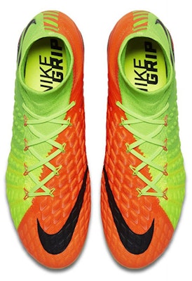 耐吉 Hypervenom Phantom 3 DF FG 硬場地足球鞋 綠橙色 Shop 耐吉 Hypervenom Phantom 3 DF FG 硬場地足球鞋 綠橙色