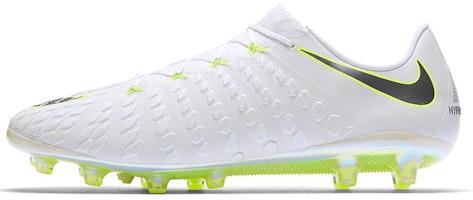 Nike Hypervenom Phantom 3 Elite AG Pro 'White Volt' AJ3818-107 Nike Hypervenom Phantom 3 Elite AG Pro 'White Volt' AJ3818-107