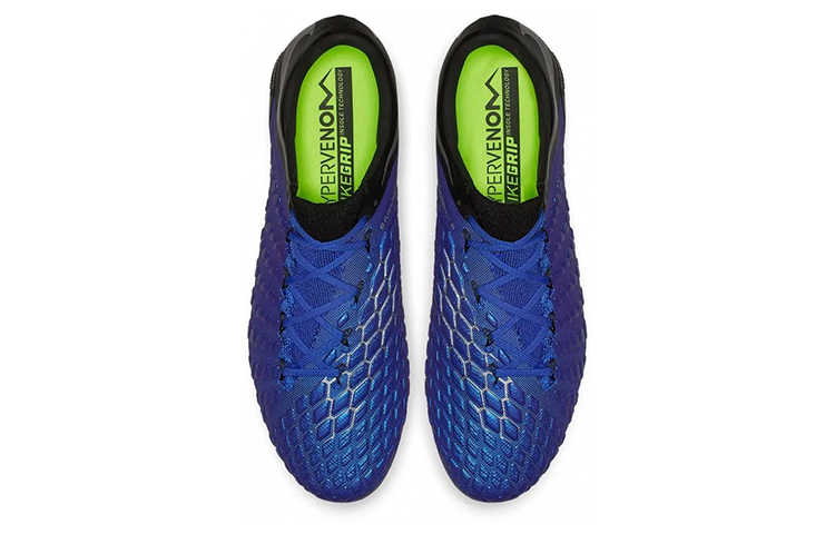 Shop ナイキ ハイパーヴェノム ファントム3 エリート フライニット FG 'レーサーブルー' AJ3805-400