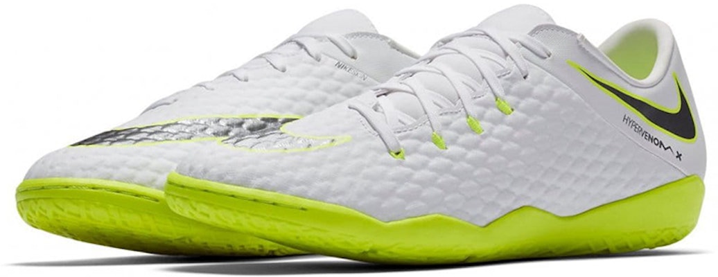 Nike HypervenomX 3 Academy IC 'White Green' AJ3814-107 Lookbook Nike HypervenomX 3 Academy IC 'White Green' AJ3814-107