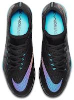 Shop 耐吉 HypervenomX Finale 2 SE TF 人造草地足球鞋 黑藍色