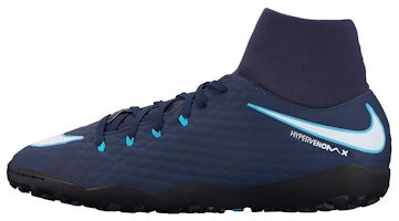Nike HypervenomX Phelon 3 DF TF 'Blue White' 917769-414 Nike HypervenomX Phelon 3 DF TF 'Blue White' 917769-414
