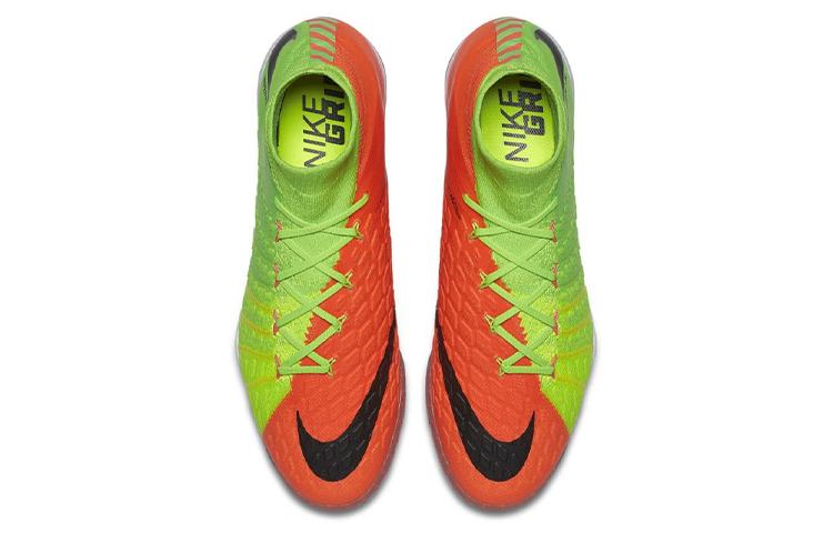 Shop Nike HypervenomX Proximo 2 DF IC 室內場地足球鞋 綠橘色