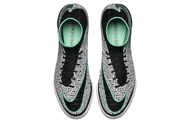Shop 耐吉 HypervenomX Proximo TF 草地足球鞋 黑綠色