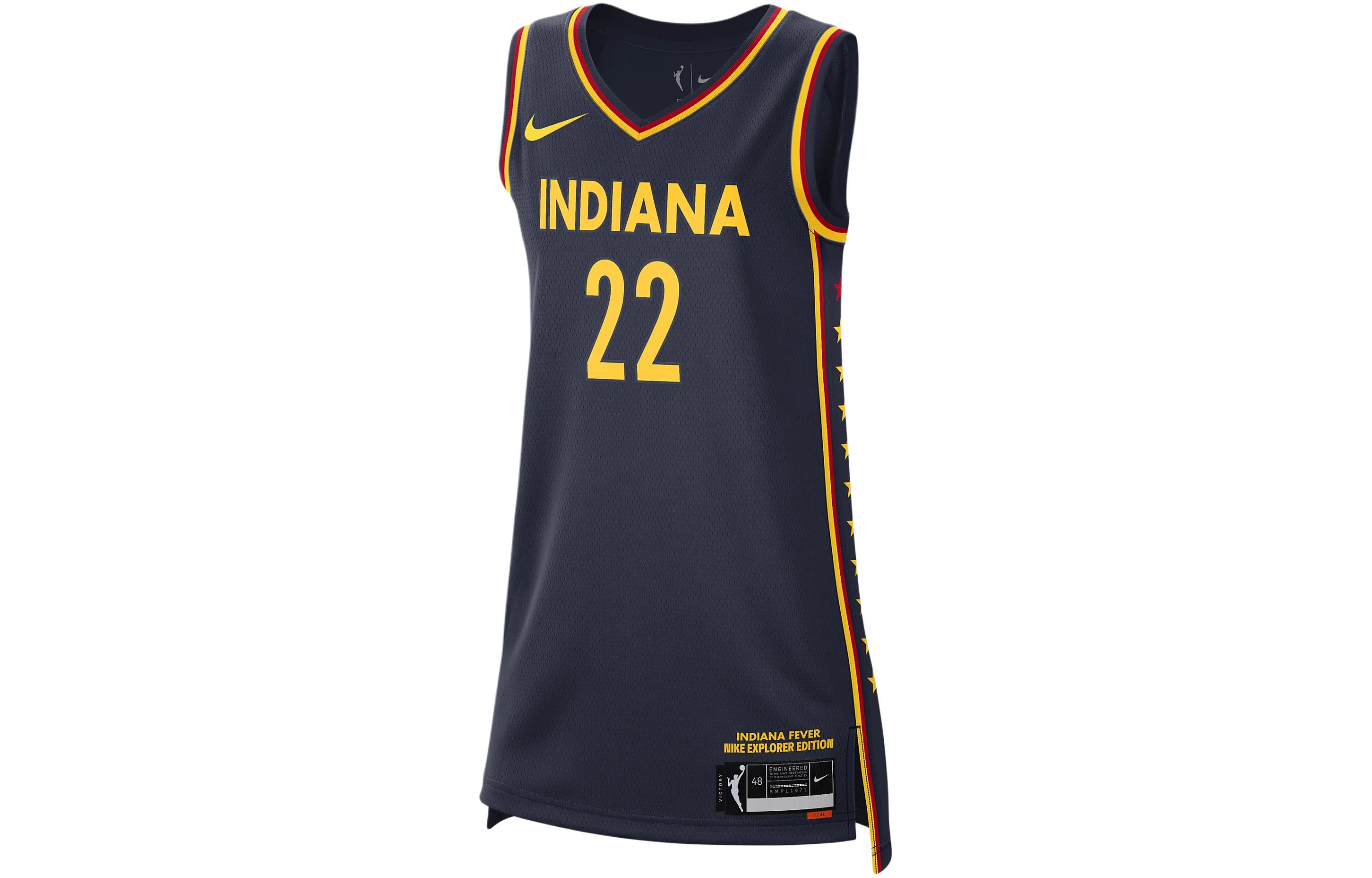 Order Nike Indiana Fever Explorer Edition Jersey Navy Blue Unisex Basket. DJ4568-422