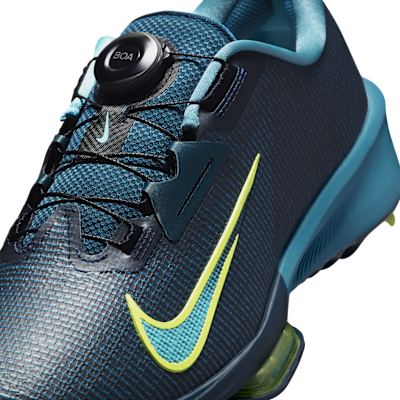 Cheap 耐克 Infinity Tour BOA 2 高尔夫鞋 海军蓝/烟蓝/浅柠檬黄 HQ2160-400