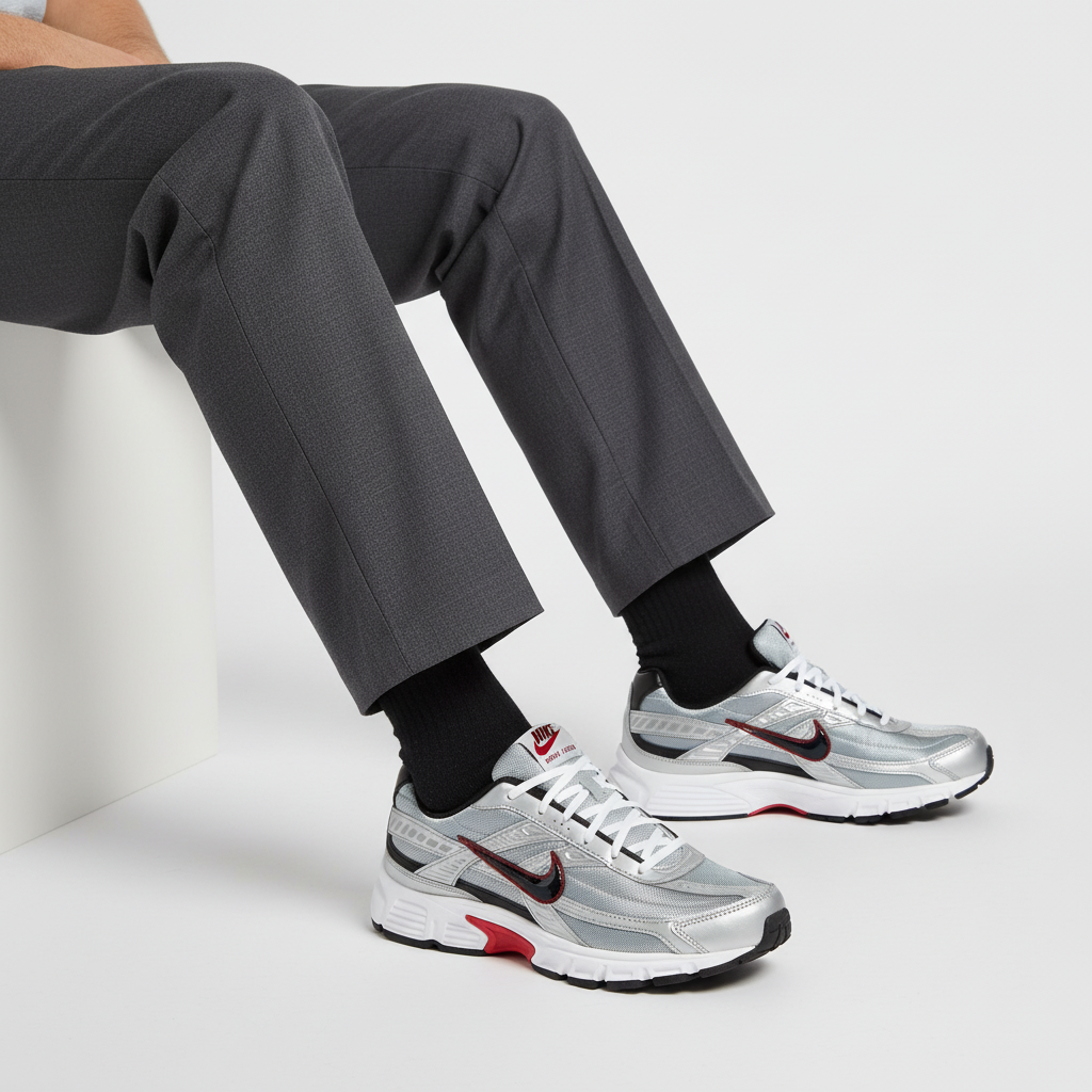 Order Nike Initiator 'Perak Metalik Hitam' 394055-001