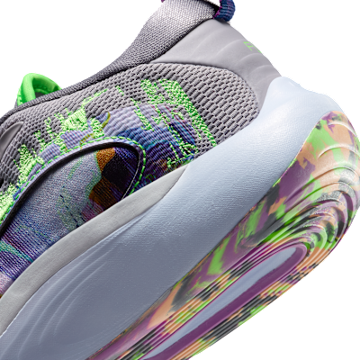 Cheap Zapatillas Nike IsoFly Gris Cemento/Negro/Morado Vivo/Verde Strike HV2281-001