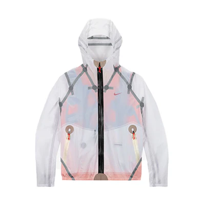 Nike ISPA Fog Inflate Jacket Functional Inflatable Hoodie White AO0815-100