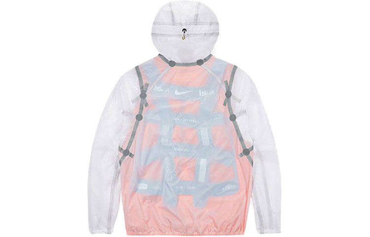 Lookbook 耐克 ISPA Fog 可充气夹克多功能连帽衫 白色 AO0815-100
