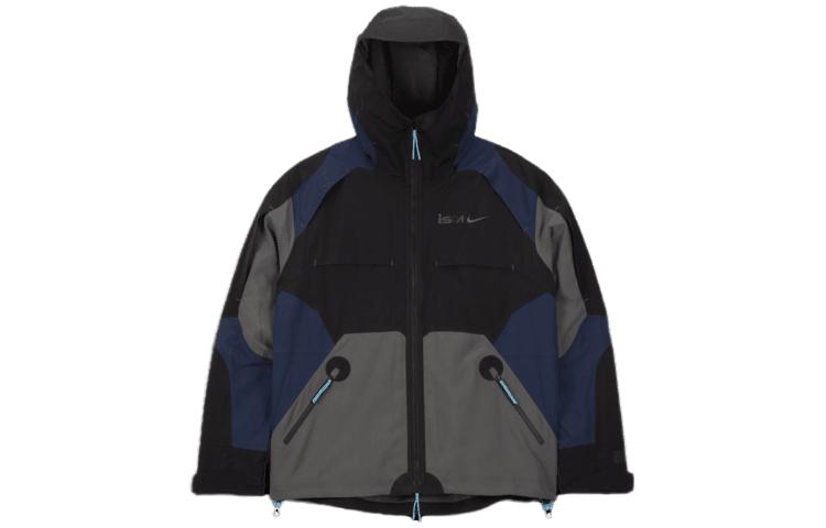 Nike ISPA FW23 GORE-TEX Waterproof Colorblock Hoodie Jacket Unisex Black FB2370-010