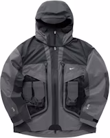 Nike ISPA FW24 Black Gray Logo Zipper Hoodie Jacket FV4902-021 Nike ISPA FW24 Black Gray Logo Zipper Hoodie Jacket FV4902-021