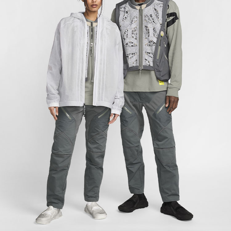 Nike ISPA SS24 Photon Dust Unisex Loose Fit Hoodie Jacket with Brand Logo FJ7243-025 圖 5