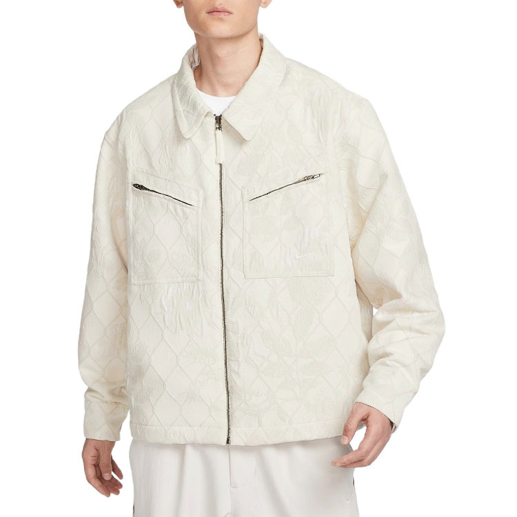 Purchase Nike 象牙白防水多口袋休閒襯衫外套 FN2673-110