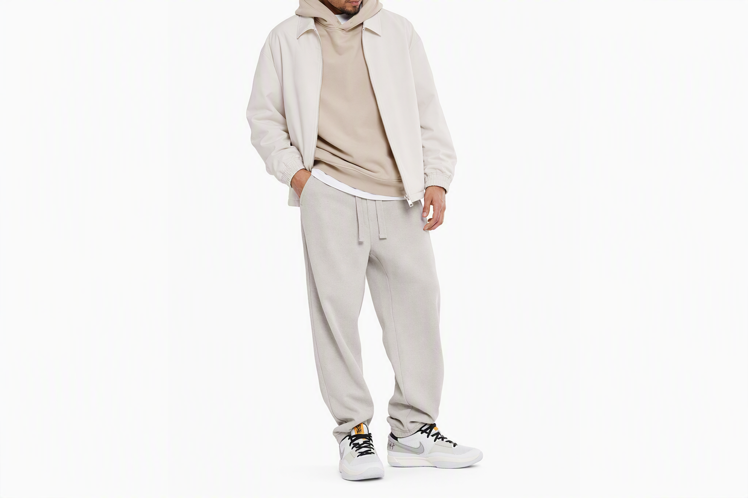 Order Nike Ja 1 ''Gris Fumé Clair'' DR8785-100/DR8786-100
