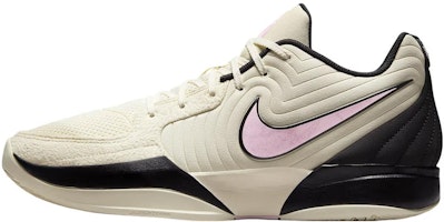 Nike Ja 2 "Coconut Milk" Low-Top Basketball Shoes Beige/Black Durable Grip FD7328-100 Nike Ja 2 "Coconut Milk" Low-Top Basketball Shoes Beige/Black Durable Grip FD7328-100