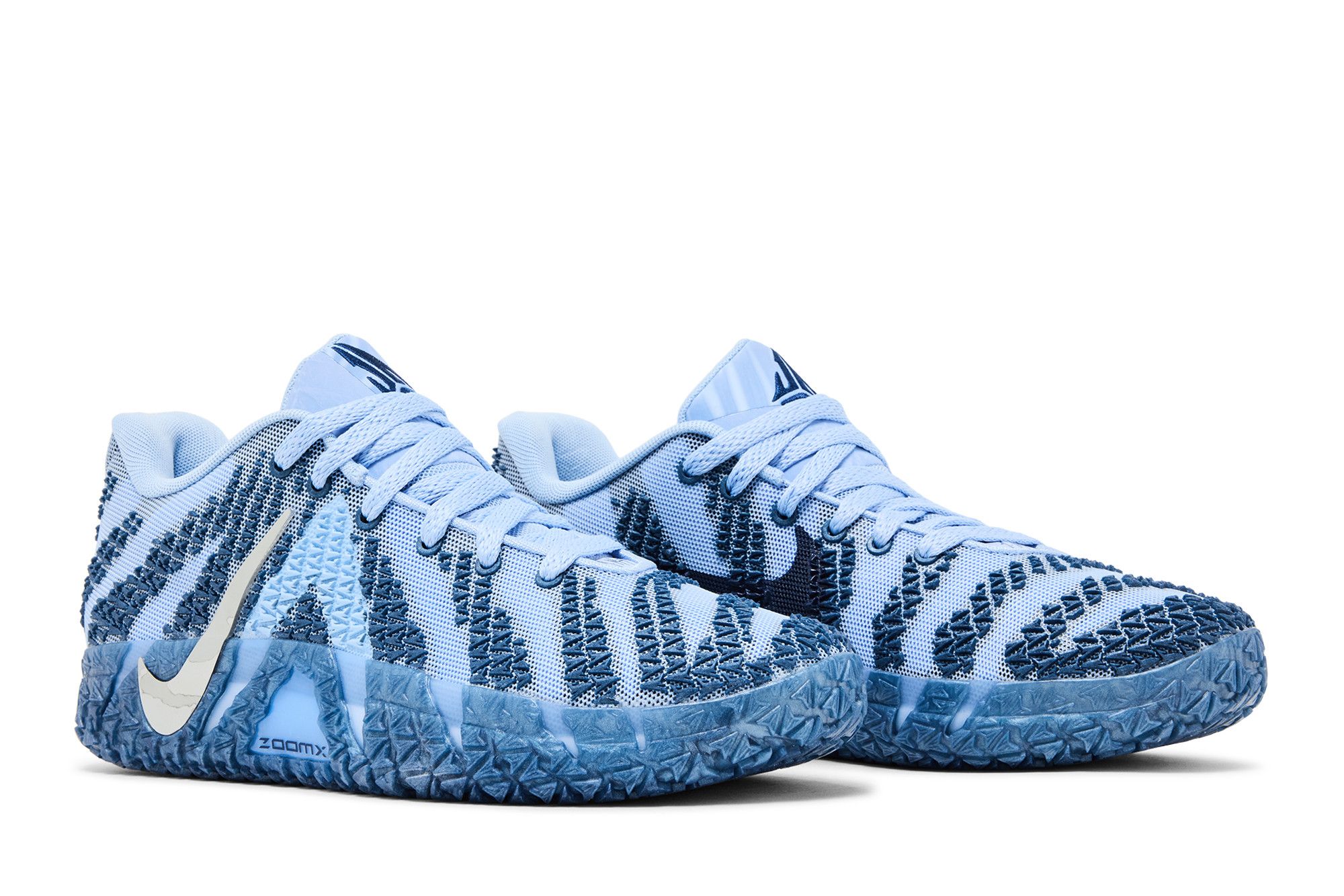 Cheap Nike Ja 3 Cobalt Bliss Metallic Silver HF2793-400