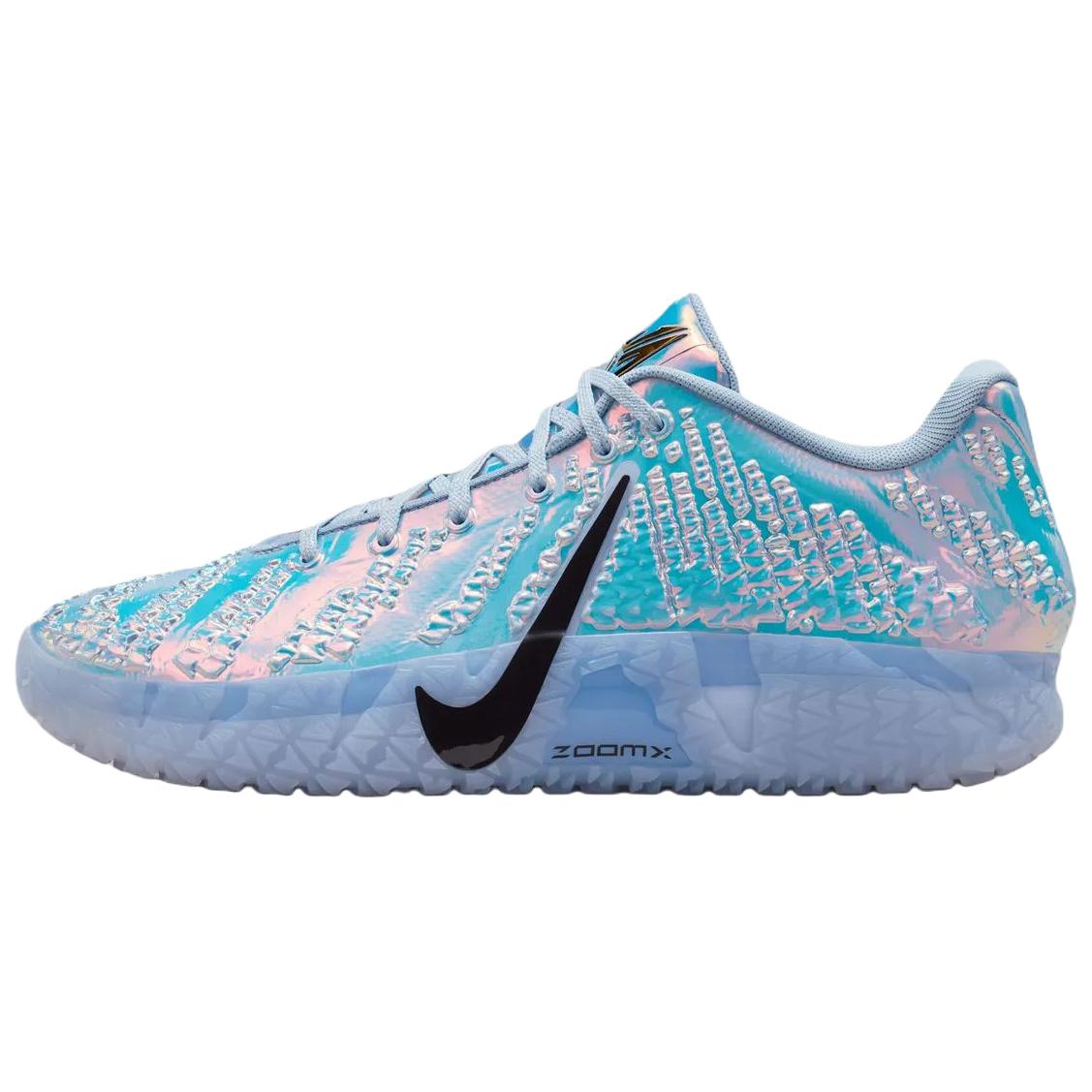 Nike Ja 3 "Warning Label" Glacier Blue Basketball Shoes Court Grip Comfort IB6510-400