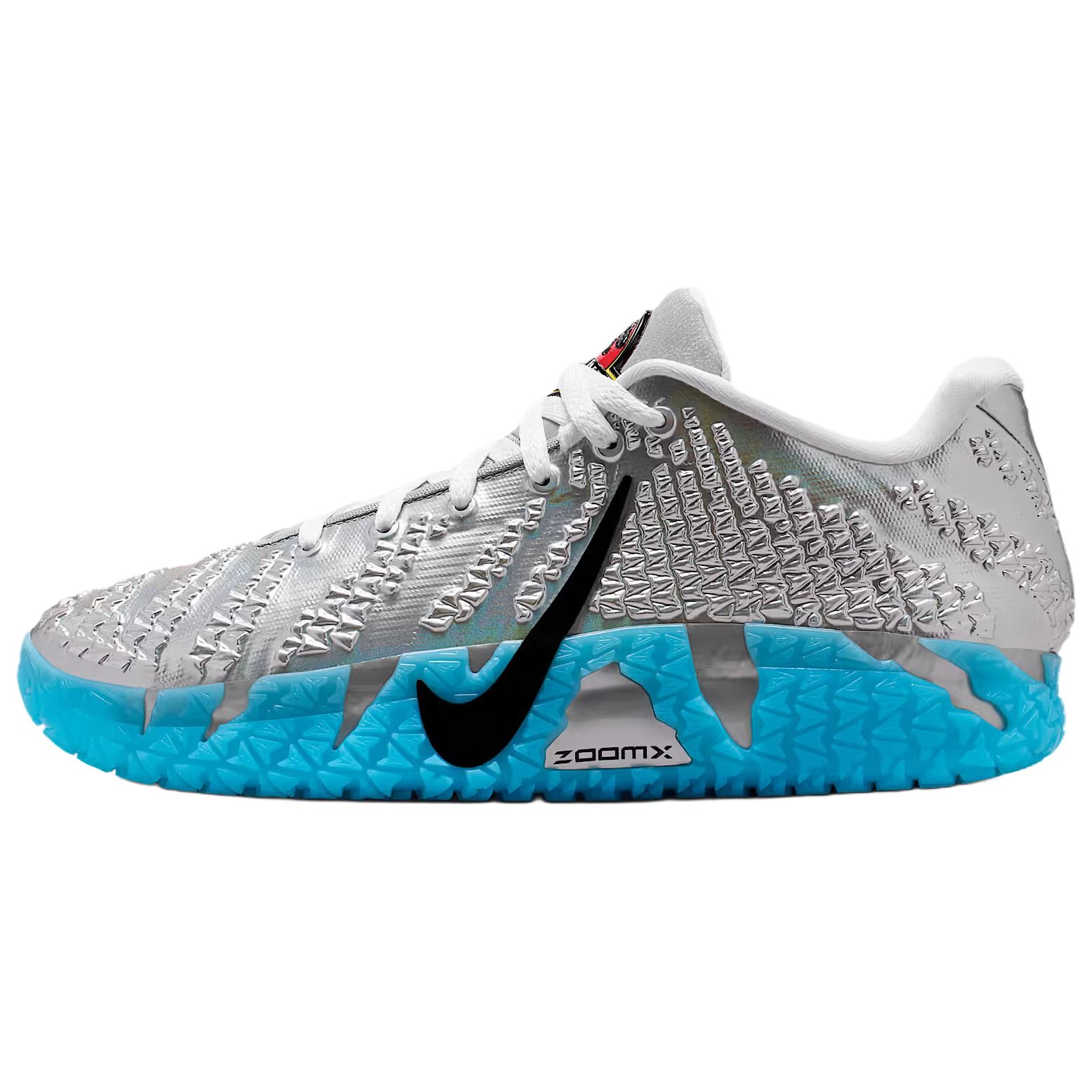 Nike Ja 3 EP Basketball Shoes Men’s Silver Blue Durable & Responsive Sneakers IU7239-002
