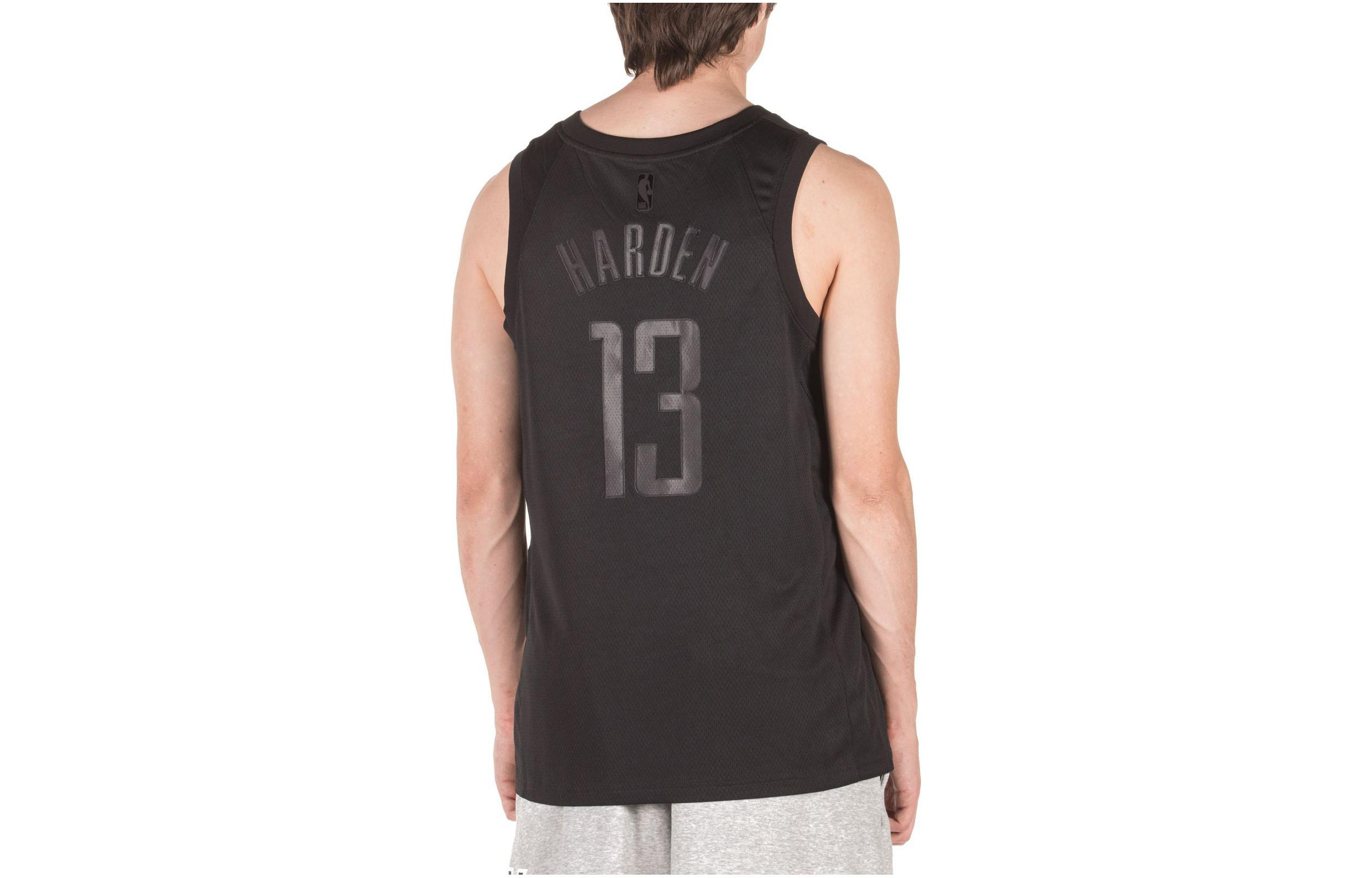 Lookbook Nike James Harden Houston Rockets MVP Series Embroidered Basketball Jersey Black BQ9067-010