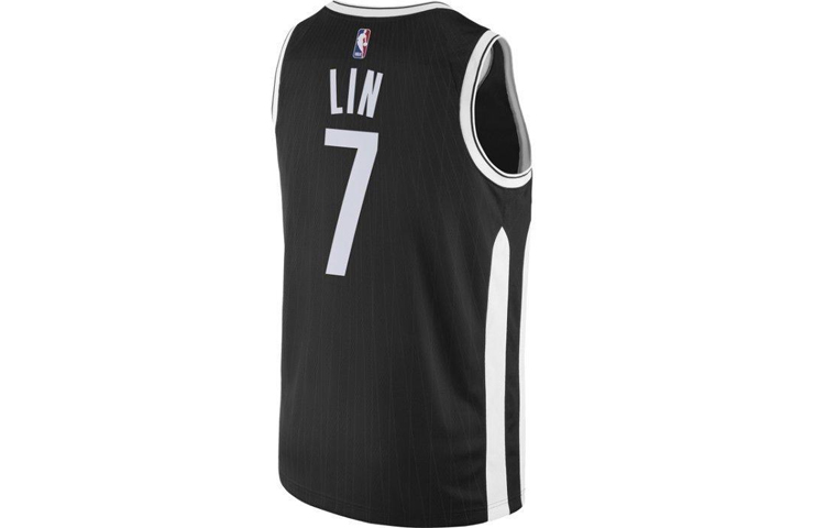 Nike Jeremy Lin City Edition Swingman Jersey Black Basketball Vest 912074-010 圖 3