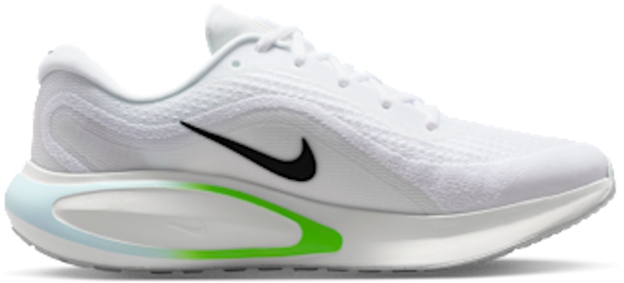 Nike Journey Run Sneakers White/Green Strikes/Glacier Blue/Black FN0228-109 Lookbook Nike Journey Run Sneakers White/Green Strikes/Glacier Blue/Black FN0228-109