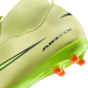 Nike Jr. Mercurial Superfly 10 Academy Limelight/Hyper Crimson/Bolt Anak-anak FQ8304-300 1