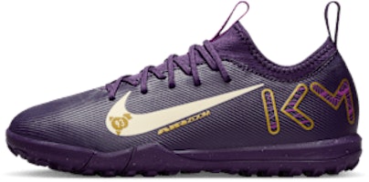 (Youth) Nike Jr. Mercurial Vapor 16 Academy "Kylian Mbappé" Soccer Shoes Grand Purple/Pale Ivory FQ8285-500 (Youth) Nike Jr. Mercurial Vapor 16 Academy "Kylian Mbappé" Soccer Shoes Grand Purple/Pale Ivory FQ8285-500
