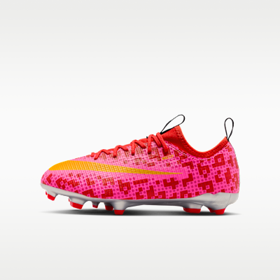 (Youth) Nike Jr. Mercurial Vapor Academy x LEGO® Collection Rush Red/Metallic Silver/Hyper Pink/University Gold IQ3580-601