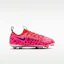 Lookbook (JR) 耐克 Jr. Mercurial Vapor x 乐高系列 红银粉金足球鞋 IQ3580-601