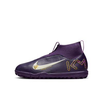 (Youth) Nike Junior Mercurial Superfly 10 Academy "Kylian Mbappé" Soccer Cleats Grand Purple/Pale Ivory HF3420-500