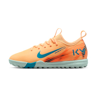 Nike Junior Mercurial Vapor 16 Academy "Kylian Mbappé" Soccer Cleats Melon Tint/Igloo/Neo Turquoise