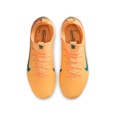 Shop Sepatu Sepak Bola Anak Nike Mercurial Vapor 16 "Kylian Mbappé" Melon/Igloo/Turquoise FQ8394-801