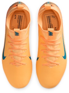 耐克青少年Mercurial Vapor 16学院版"姆巴佩"足球鞋蜜瓜色/冰绿/新海蓝 FQ8394-801 Shop 耐克青少年Mercurial Vapor 16学院版"姆巴佩"足球鞋蜜瓜色/冰绿/新海蓝 FQ8394-801