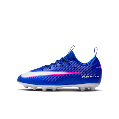 Nike Junior Mercurial Vapor 16 Academy Kids Soccer Cleats Racer Blue/White FQ8407-446