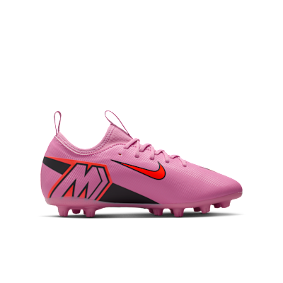 Lookbook Nike Junior Mercurial Vapor 16 Sepatu Bola Anak Magic Flamingo/Total Crimson/Hitam FQ8407-600