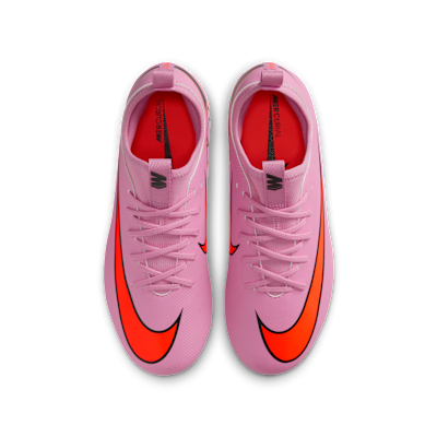 Shop Nike Junior Mercurial Vapor 16 Sepatu Bola Anak Magic Flamingo/Total Crimson/Hitam FQ8407-600