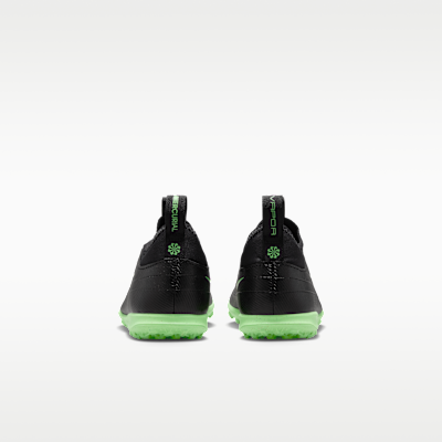 Details for Nike Junior Mercurial Vapor 17 Club Soccer Shoes Black/Black/Illusion Green IO1483-001