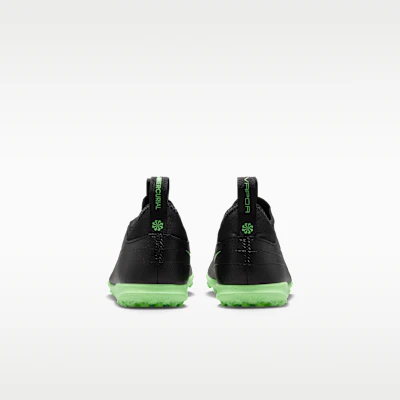 Nike Junior Mercurial Vapor 17 Club Soccer Shoes Black/Black/Illusion Green IO1483-001 Details for Nike Junior Mercurial Vapor 17 Club Soccer Shoes Black/Black/Illusion Green IO1483-001