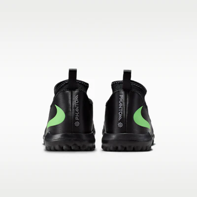 Nike Junior Phantom 6 Academy Noir/Noir/Vert Illusion HQ2049-001 Details for Nike Junior Phantom 6 Academy Noir/Noir/Vert Illusion HQ2049-001