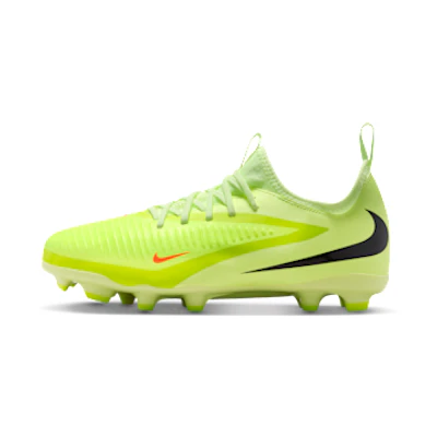 Nike Junior Phantom 6 Low Academy Hyper Crimson/Limelight/Black