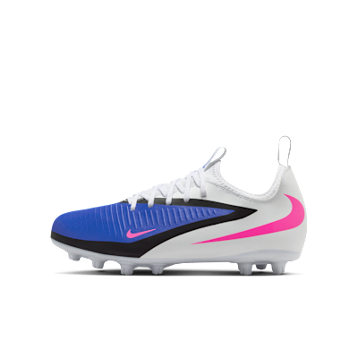 Nike Junior Phantom 6 Low Academy Racer Blue/White/Pink Blast HQ2046-446