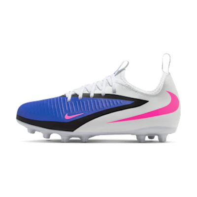 Nike Junior Phantom 6 Low Academy Racer Blue/White/Pink Blast