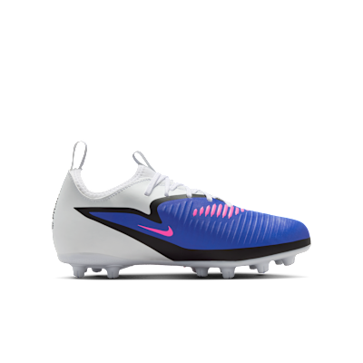 Lookbook 나이키 주니어 팬텀 6 로우 아카데미 레이서 블루/화이트/핑크 블래스트 HQ2046-446