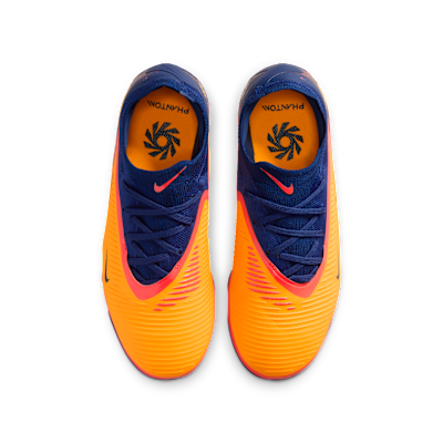 Shop (JR) Nike Junior Phantom 6 Low Pro "Erling Haaland" Laser Orange/Biru Void/Lemon Venom HQ2047-800