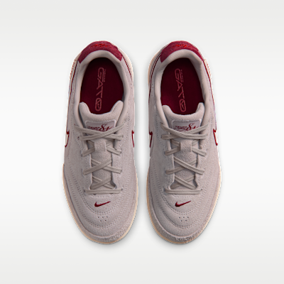 Shop (JR) Nike Junior Tiempo Street Gato PRM Moon Particle/Team Red/Chalk Kanak-Kanak IO9608-216