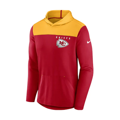 Nike Kansas City Chiefs NFL Pullover Hoodie Red Oversized Fit Sweatshirt 00C0080K7G-05H