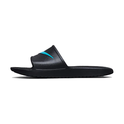 Nike Kawa Black Blue Slippers 'Black Blue'